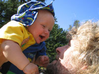 Ed Munro and daughter Alice, photo